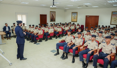 Police academy students visit penal and correctional institutions for training